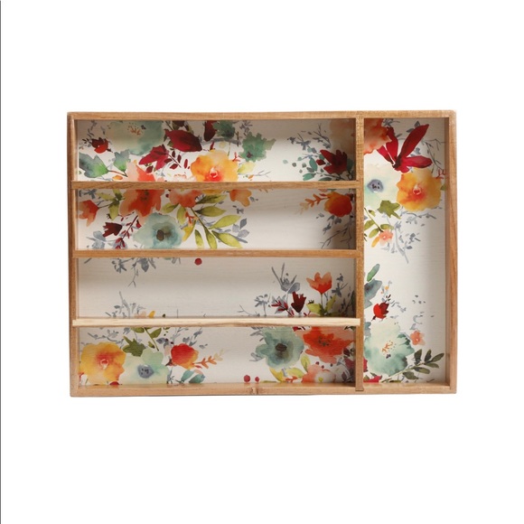 The Pioneer Woman Pioneer Willow Cutlery Tray - Picture 1 of 5